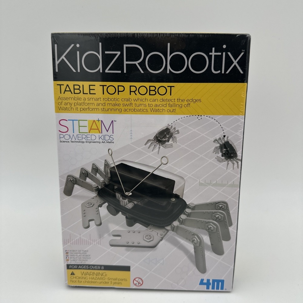 4M Table Top‎ Robot Crab Kidzrobotix STEAM In Sealed Box